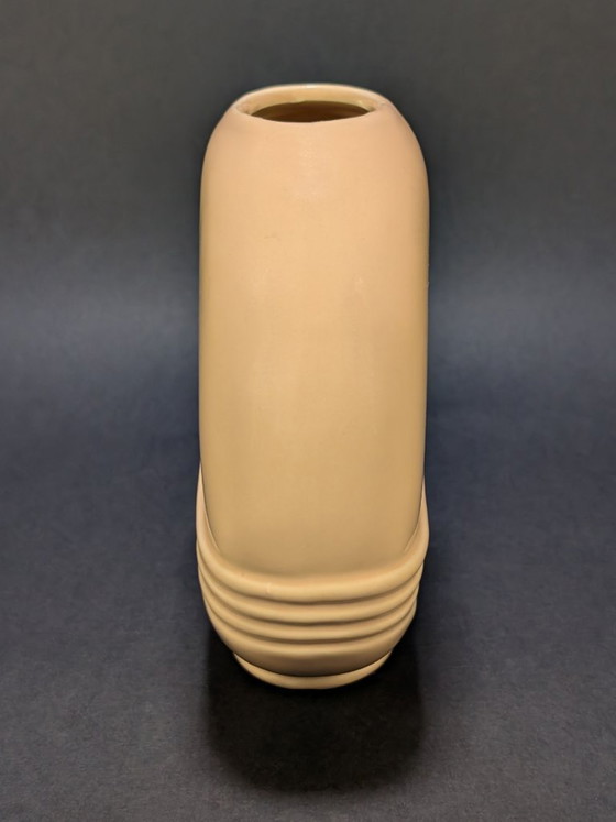 Image 1 of Vintage Italian Soliflore Vase in Ceramic - Art Deco 80's