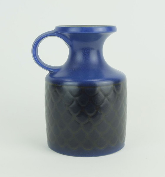 Image 1 of VASO in ceramica anni '70 keruska "azur" decor modello 101 fatto a mano in Germania modello 101
