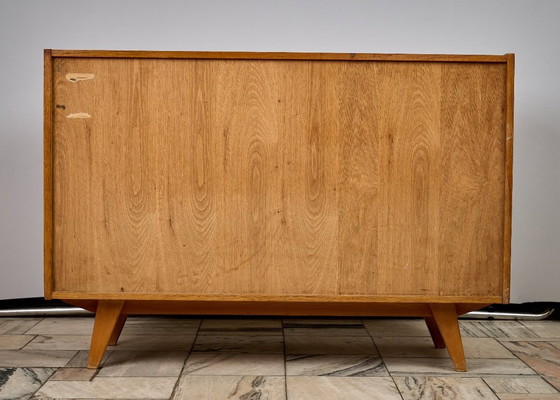 Image 1 of Credenza vintage in quercia di Jiří Jiroutek, anni '60, Cecoslovacchia