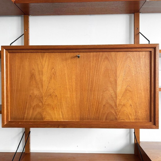 Image 1 of Mid-Century Poul Cadovius Royal Wall Unit Danish Design Vintage 1950s