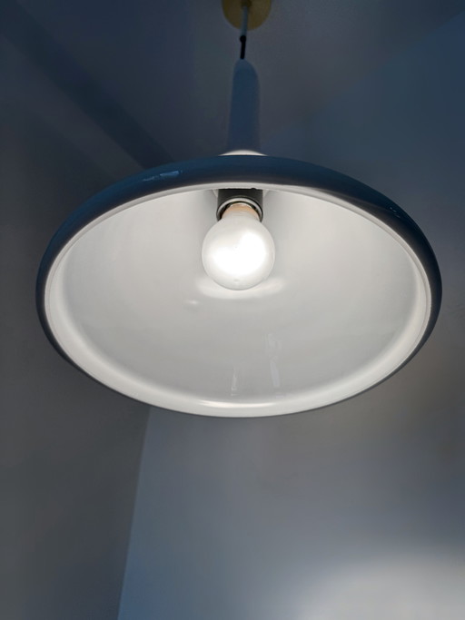 Lampada a sospensione in vetro di Murano degli anni '70