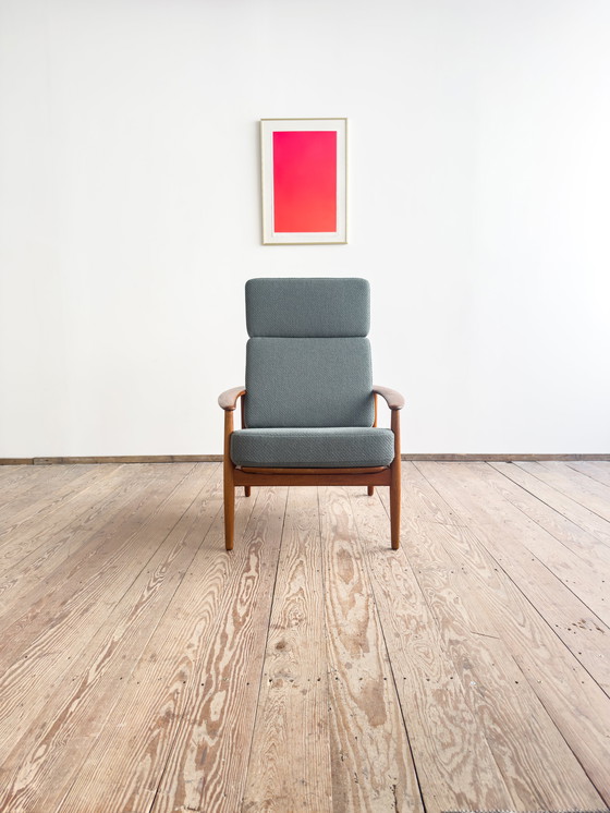 Image 1 of Mid-Century Danish Lounge Armchair in Teak Fd 164 by Arne Vodder for France and Son., Denmark, 1960s