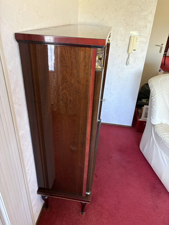 Image 1 of Wunderschönes Mahagoni-Buffet/Vitrinenschrank im Empire-Stil