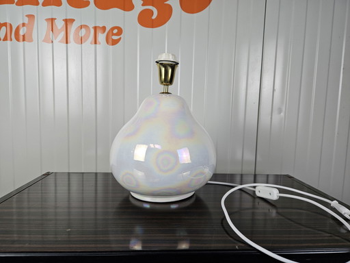 Vintage Italian lamp base 'oil slick'