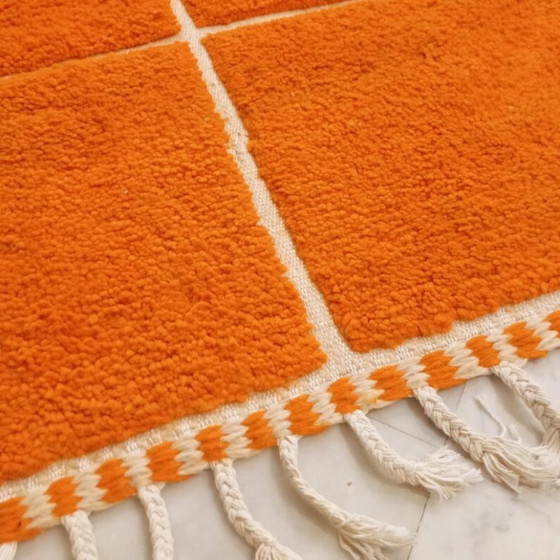 Image 1 of Handmade orange rug, 200cm x 300cm