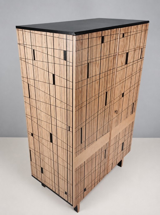 Vintage Wardrobe by Francisek Mezulanik, 1970s – kledingkasten, Wood (photo 2 of 13)