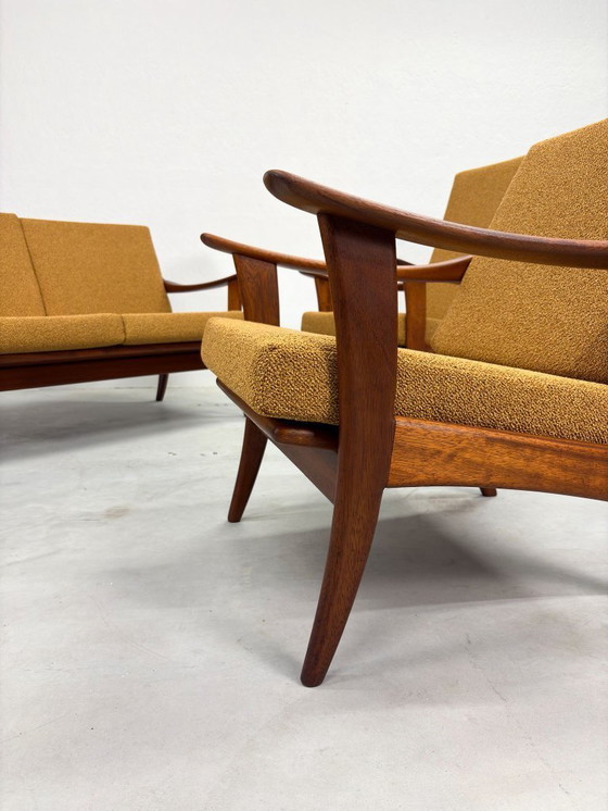 Image 1 of Vintage Mid-Century Lounge Set De Ster Geldermalsen