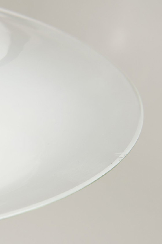 Image 1 of Stehlampe aus weißem Glas - Carlo Nason