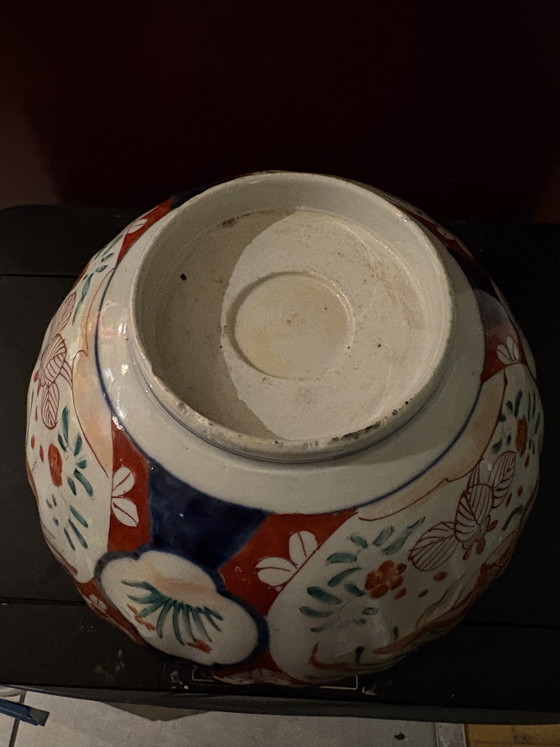 Hermoso cuenco japonés antiguo Imari de 24 cm. – Porcelain (photo 5 of 9)