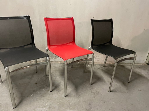1 set of 8 Big Frame Alias chairs