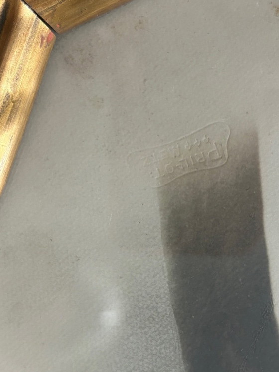 Image 1 of ritratto con cornice in ottone degli anni '20