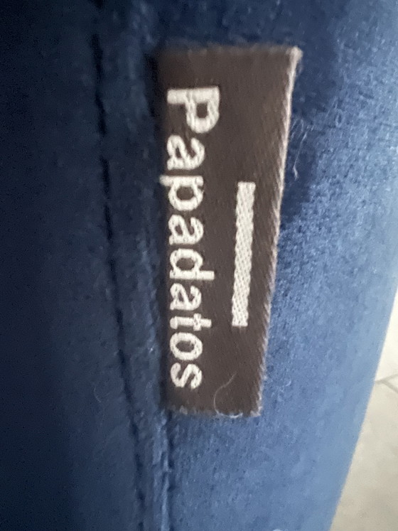 Papadatos tweezitsbank Petit Fleur draaibare fauteuil in koningsblauw – Other (photo 5 of 5)