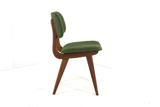 Image 1 of Set di 4 sedie da pranzo imbottite vintage