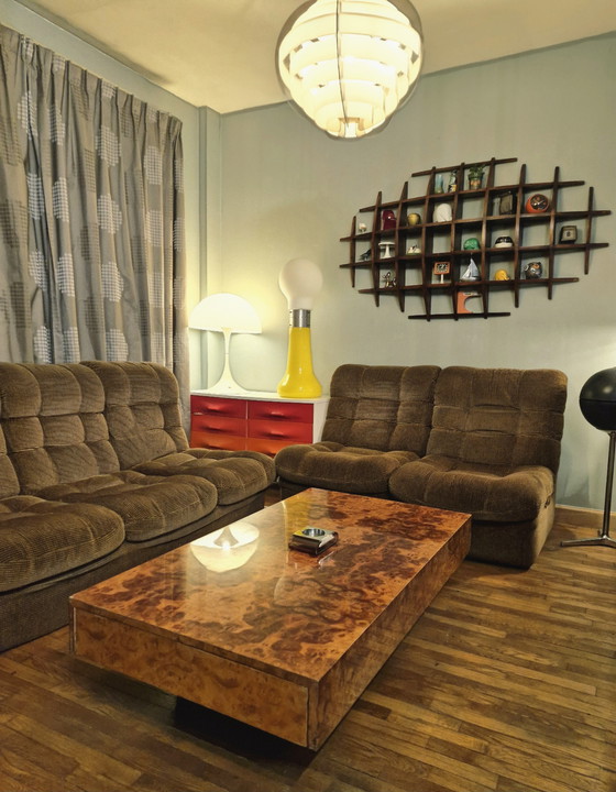 Image 1 of 🟡🟤 Vintage salontafel uit de jaren 70 - wortelhout, Italiaans design, Roche Bobois