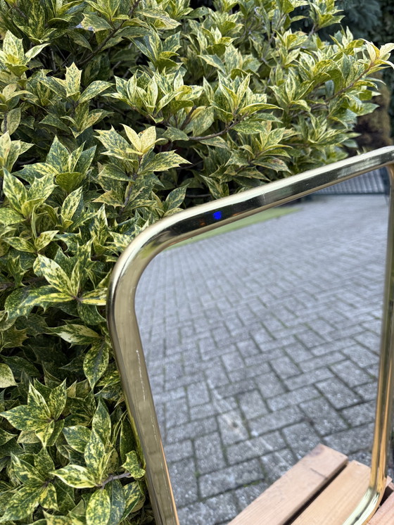 Image 1 of Hollywood Regency spiegel goudkleurig vintage wandspiegel