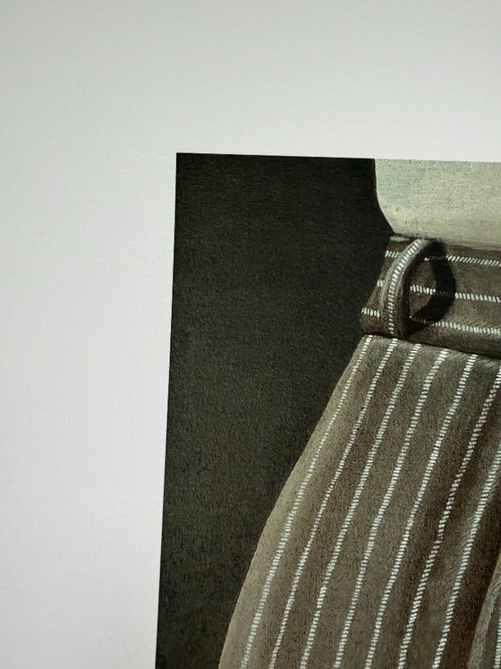 Image 1 of Domenico Gnoli (1933-1970), Gestreepte broek, 1969, copyright Marzia Gnoli, 1994, Gedrukt in Nederland