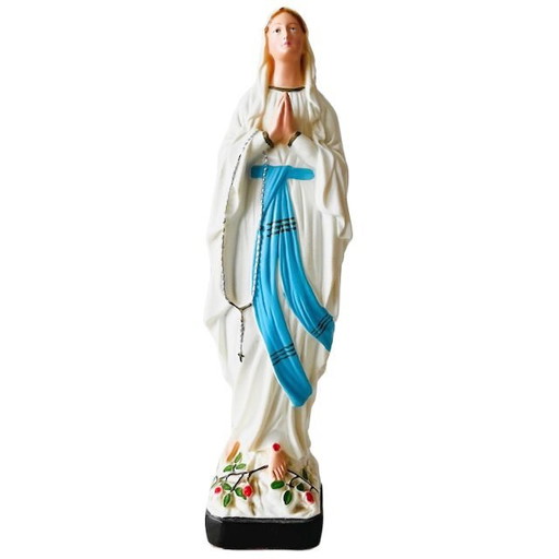 Vintage plastic statue of Our Lady of Lourdes