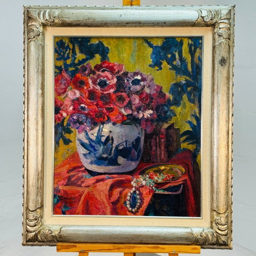 Simone Marie Meunier (Paris 1890-1969) Oil on canvas.