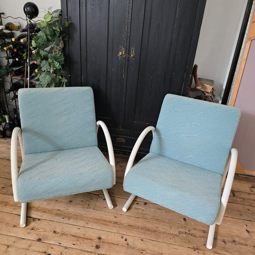 Juego de 2 sillones circulares – Mazairac & Boonzaaijer para Metaform – década de 1980 – fauteuils, Metal