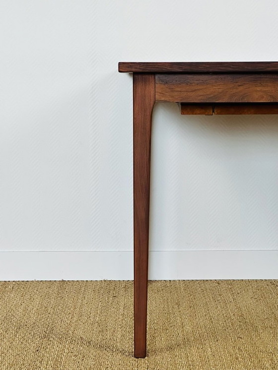 Image 1 of Skandinavischer Esstisch aus Palisanderholz mit Ausziehplatten, 1960