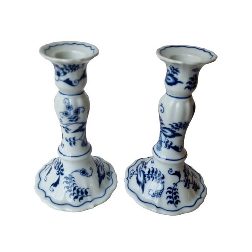 Chandeliers vintage en porcelaine du Danube