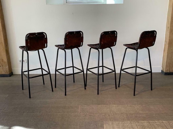 Image 1 of Sgabelli da bar dal design vintage Charlotte Perriand les Arcs