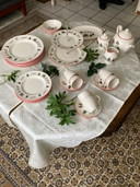 Wedgwood Windsor Christmas Crockery set with Christmas motif
