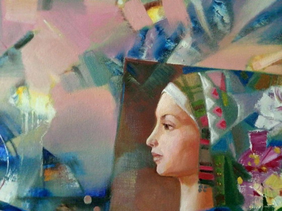 Original Oil Painting Abstract Expressionism Symbolism Metamorphoses – Paintings & Drawings, Canvas (photo 5 of 10)
