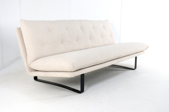 Image 1 of Kho Liang Ie per Artifort Divano a 3 posti C684 nuovo rivestimento vintage