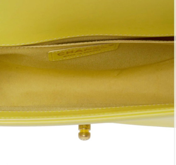 Image 1 of Borsa CHANEL Ragazzo in pelle gialla - 1012015