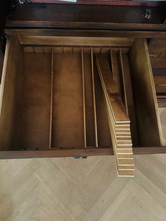 Drexel Heritage Entertainment Center / TV Cabinet – Covington Finish | Solid Mahogany – Wall cabinet, Wood (photo 13 of 14)
