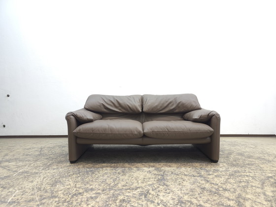Image 1 of Cassina Maralunga suite sofá de diseño de dos plazas Magistretti