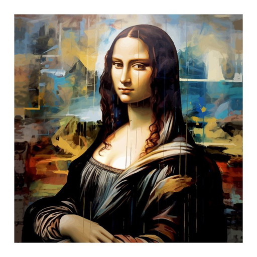 Alberto Ricardo - Mona Lisa - Lithografie van de kunstenaar – lithos zeefdrukken, Canvas (photo 2 of 17)