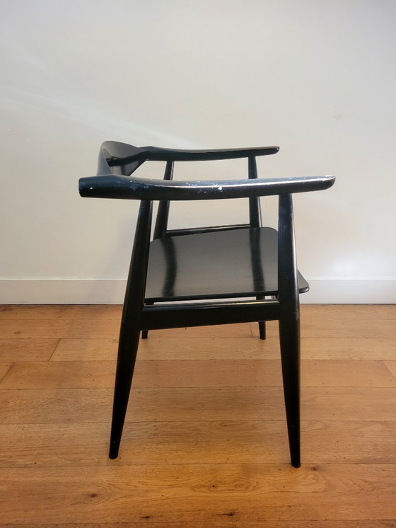 Image 1 of Sedia vintage CH35 di Hans J. Wegner per Carl Hansen 1959