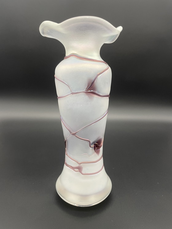Freiherr von Poschinger Vase – Iridescent Glass, 1970s (photo 3 of 9)