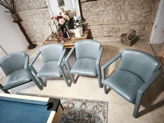 Image 1 of 4 Fauteuils Leolux "Cachucha" - Design postmoderne par Hugo de Ruiter (1990)