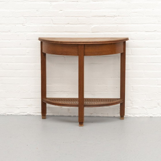 Image 1 of Oak Console Table 30s