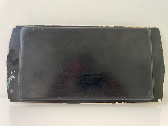 Image 1 of Vintage serving bowl with bright green glass trays - 1960s retro design