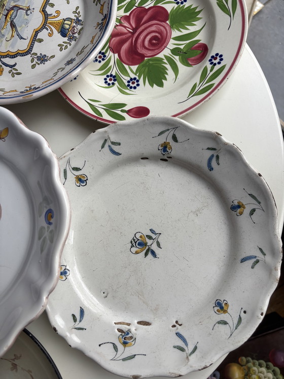 Image 1 of 7 ancient plates Set assorties 