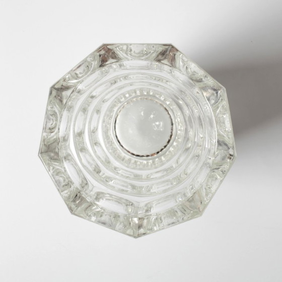 Art Deco vaas met duizend ogen van glas, ontworpen door Josef Hoffmann / Moser / Tsjechië / jaren 1930 (photo 8 of 12)