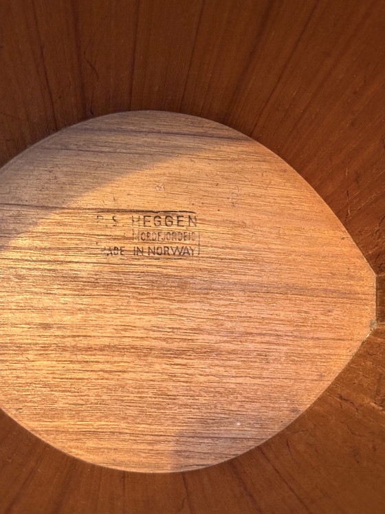 Image 1 of Poubelle vintage en teck, P.S. Heggen '60