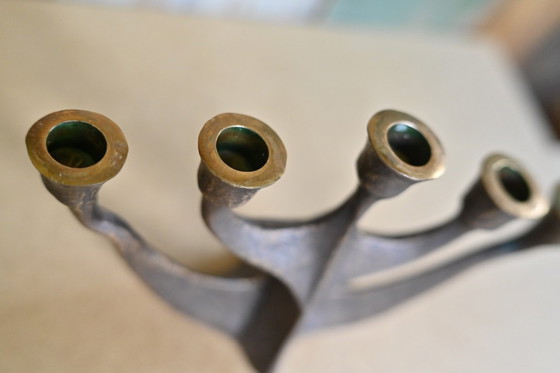 Image 1 of Horst Dalbeck - Brutalist candlesticks - 1960s - Guild of Crafts