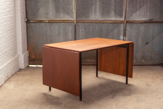 Image 1 of Drop-Leaf Table in Teak, 1960s Denmark