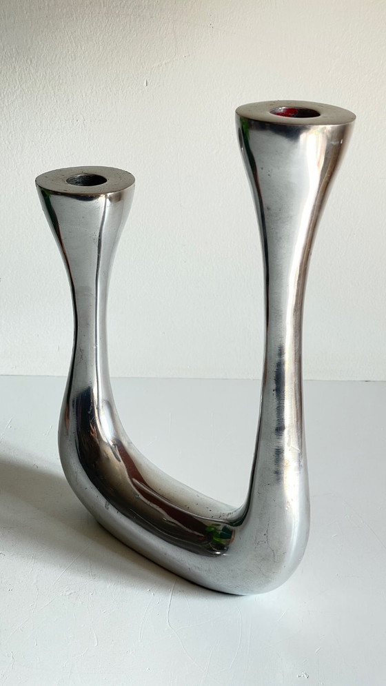 Image 1 of Candelabro antiguo de doble diseño