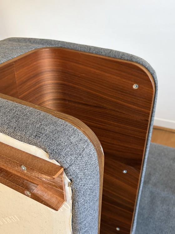 Jonas Ihreborn "Satellite" Sofa - restoration project / re-upholstery – 3-5 seaters, Wood, Chrome (photo 10 of 14)