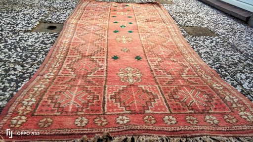 Handgeknoopt Berber kleed wol 167x75cm