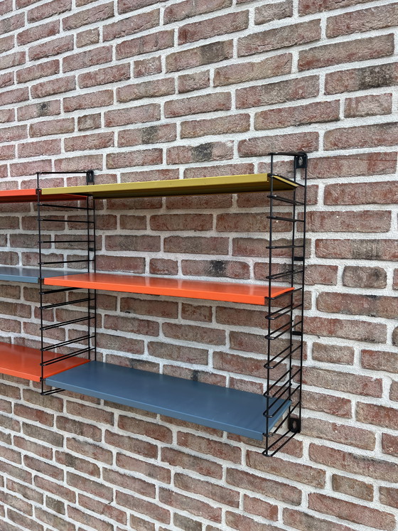 Image 1 of Étagère murale double Tomado vintage, le système mural emblématique du design néerlandais