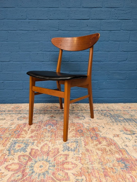 Image 1 of 6 sedie vintage di design danese, Farstrup Møbler, anni '60