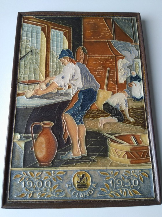 Image 1 of Porceleyne Fles Delft carrelage cloisonné Zeelandia