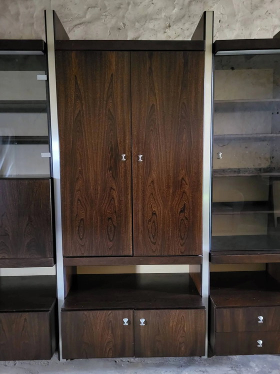Library / living room. Late 1970s Roche Bobois. – Bookcases, Wood (photo 3 of 20)
